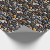 Beach steentjes inpakpapier (Hoek)
