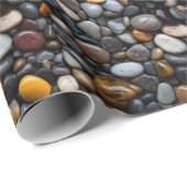 Beach steentjes inpakpapier (Rol Hoek)