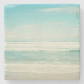 Beach Stenen Onderzetter (Voorkant)