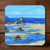 Beach Stenen Onderzetter