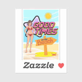 beach sticker