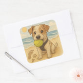 Beach Sticker Peggy de Jack Russell (Envelop)