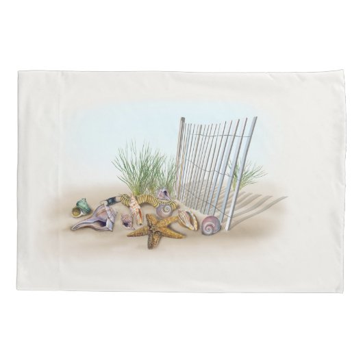 Beach Stillife Kussensloop (Achterkant)