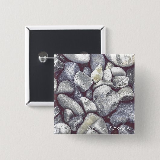 Beach Stones Button (Voorkant /achterkant)
