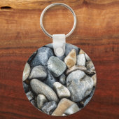 Beach Stones Button Sleutelhanger (Voorkant)