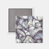 Beach Stones Magnet (Voorkant / Achterkant)
