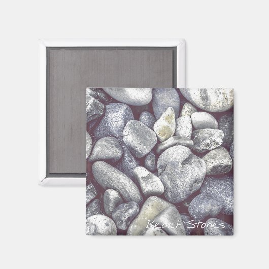 Beach Stones Magnet (Voorkant / Achterkant)