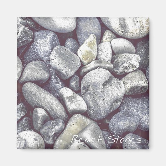 Beach Stones Magnet (Voorkant)