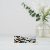 Beach Stones Mini Visitekaartje (Staand voorkant)