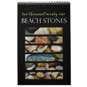 Beach Stones van Lake Michigan Calendar Kalender (Hoes)