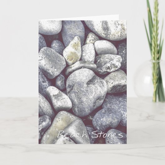 Beach Stones-Wenskaart Kaart (Voorkant)
