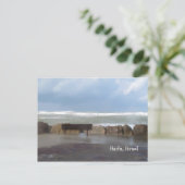 Beach Storm Briefkaart (Staand voorkant)