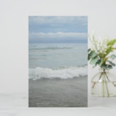 Beach Storm Waves Briefpapier (Staand voorkant)