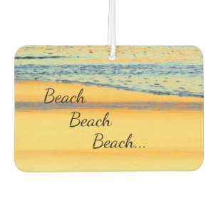 "Beach, strand, strand..." zonsondergang Luchtverfrisser
