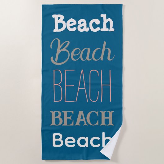 Beach strandlaken (Voorkant)