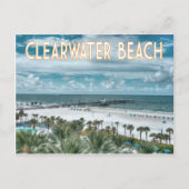 Beach: stranscène Clearwater Beach Florida Briefkaart (Voorkant)