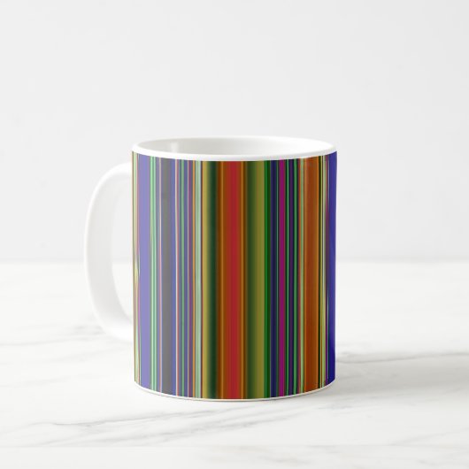 Beach Stripes Koffiemok (Voorkant links)