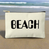 Beach Stuff Accessoires Neutraal Zwart Script Etui