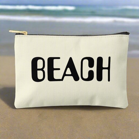 Beach Stuff Accessoires Neutraal Zwart Script Etui
