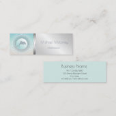 Beach Style Dolphin Mandala Mini Visitekaartje (Voorkant / Achterkant)