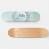 Beach Style Dolphin Mandala Persoonlijk Skateboard (Horizontaal)