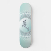 Beach Style Dolphin Mandala Persoonlijk Skateboard (Voorkant)