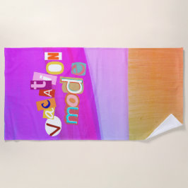 Beach Style Retro Vacay Mode  Strandlaken