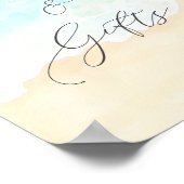 Beach Summer Bridal Shower Cards And Gifts Poster (Hoek)