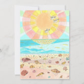 Beach Summer Farewell Party Invitation Kaart (Achterkant)