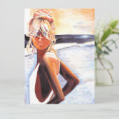 Beach Summer Kaart (Staand voorkant)