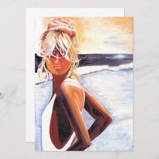 Beach Summer Kaart (Voorkant / Achterkant)