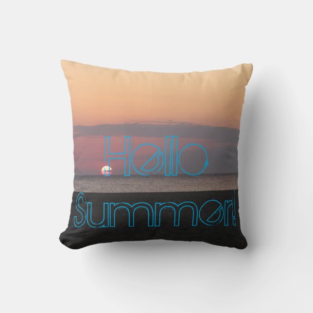 Beach Summer Kussen (Voorkant)