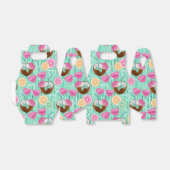 Beach Summer Pattern Bedankdoosjes (Uitgevouwen)