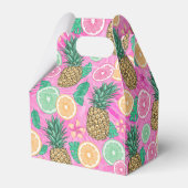 Beach Summer Pattern Bedankdoosjes (Achterkant)