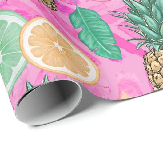 Beach Summer Pattern  Cadeaupapier (Rol Hoek)