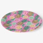 Beach Summer Pattern  Papieren Bordje (Gekanteld)