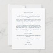 Beach Summer Photo Weddenbudget minimalistisch Bea (Achterkant)