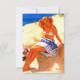  Beach Summer Pin up Girl