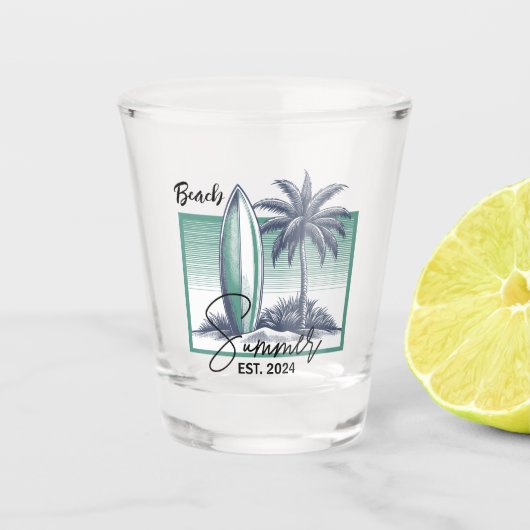 Beach Summer Shot Glas (Voorkant)