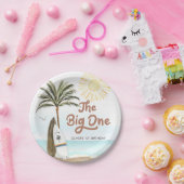 Beach Summer Surf 1st Birthday Papieren Bordje (Feest)