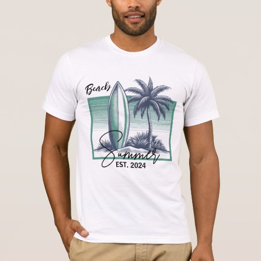 Beach Summer T-shirt (Voorkant)