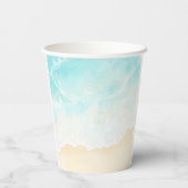 Beach Summer Vrijgezellenfeest Papieren Bekers (Achterkant)