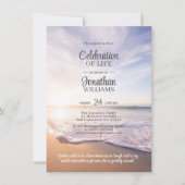 Beach Sun Ocean Celebration of Life | FOTO Kaart (Voorkant)