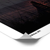 Beach Sunrise "Be Noble" Poster (Hoek)