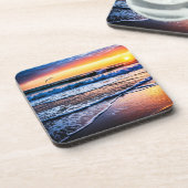 Beach Sunrise Bier Onderzetter (Linkerzijde)