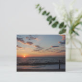 Beach Sunrise Briefkaart (Staand voorkant)