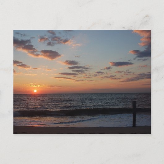 Beach Sunrise Briefkaart (Voorkant)