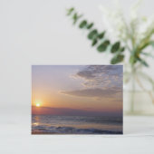 Beach Sunrise Briefkaart (Staand voorkant)
