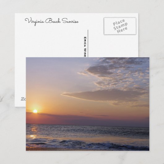 Beach Sunrise Briefkaart (Voorkant / Achterkant)
