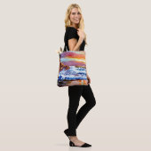 Beach Sunrise Canvas tas (Op model)